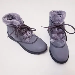 BareTraps Shoes Baretraps Gray Augustina Cold Weather Lace Up